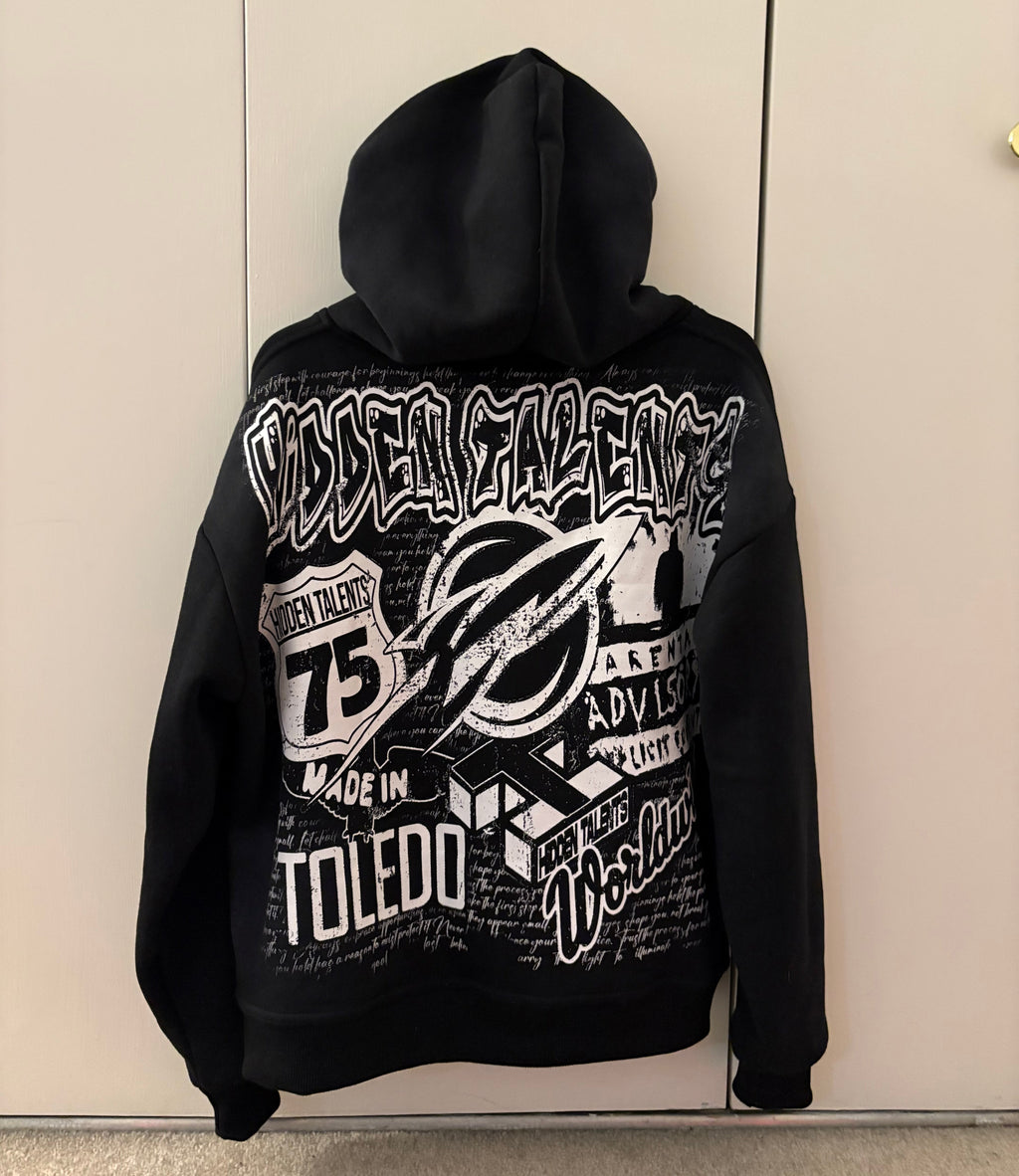 BLACK HT x Toledo Oversized Full ZipUp